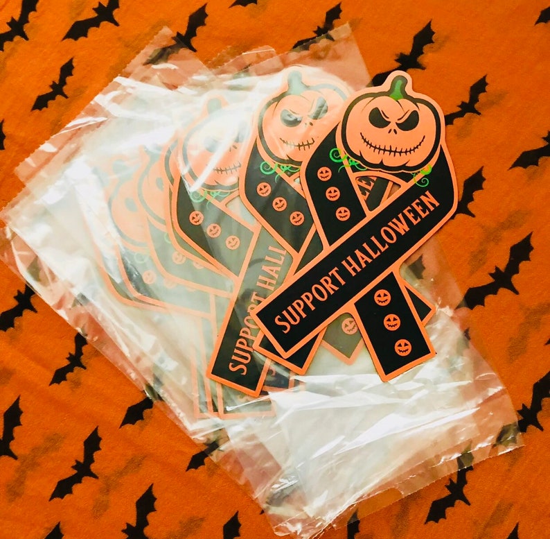 Support Halloween Ribbon Magnet bild 2