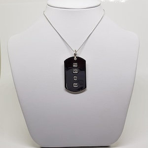 Sterling zilveren Dog Tag militaire ingot zwaar gewicht