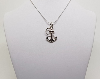 Sterling Silver Anchor Necklace