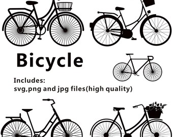 Download Bicycle Cricut File Etsy