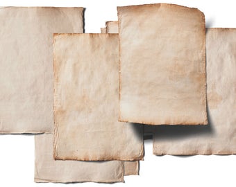 Old Paper Textures, Parchment Paper, Printable Aged Paper Textures, Digital  Backgrounds, Vintage Paper, Antique Paper Digital Download 