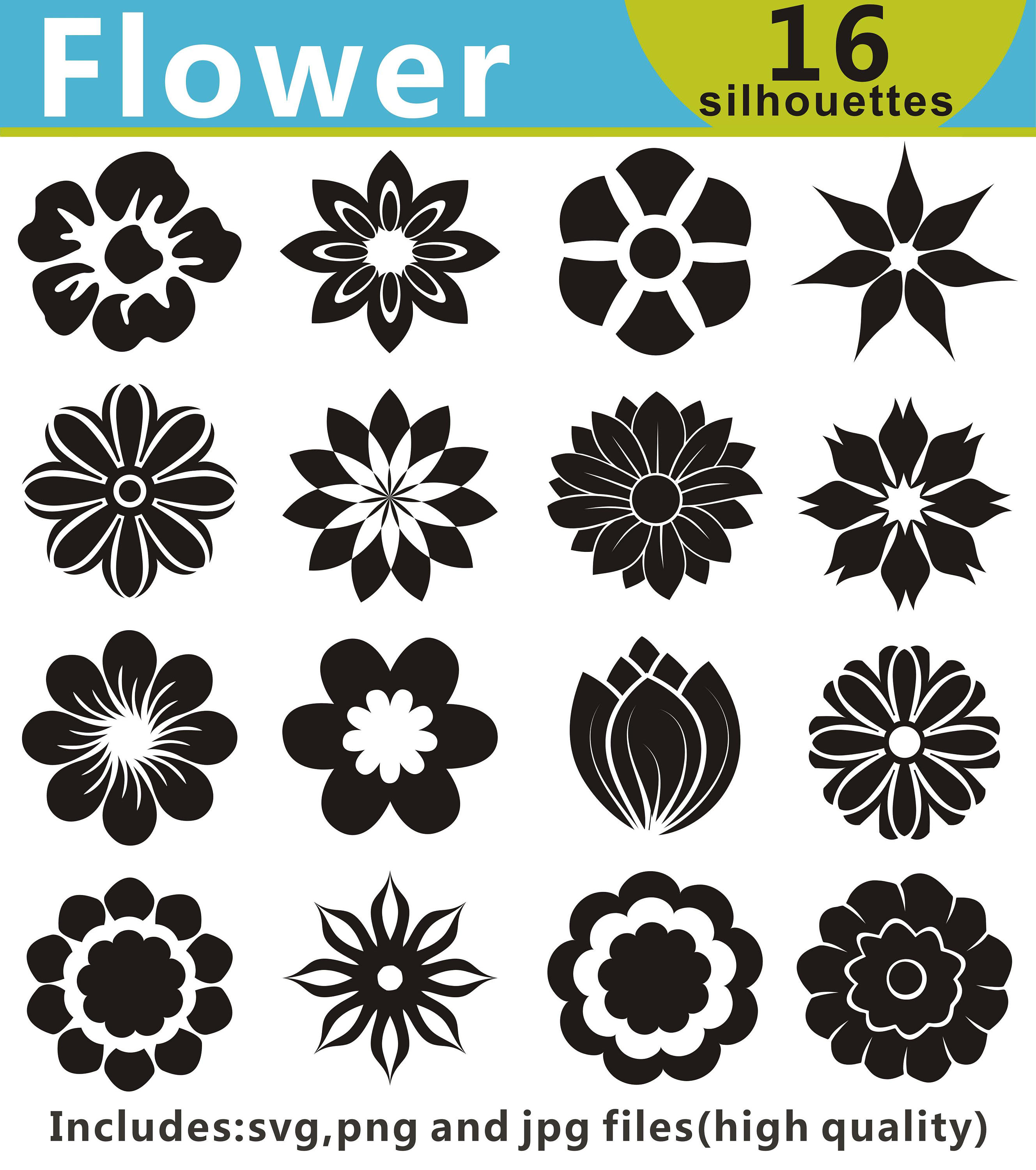 Free Free Flower Svg Clip Art SVG PNG EPS DXF File
