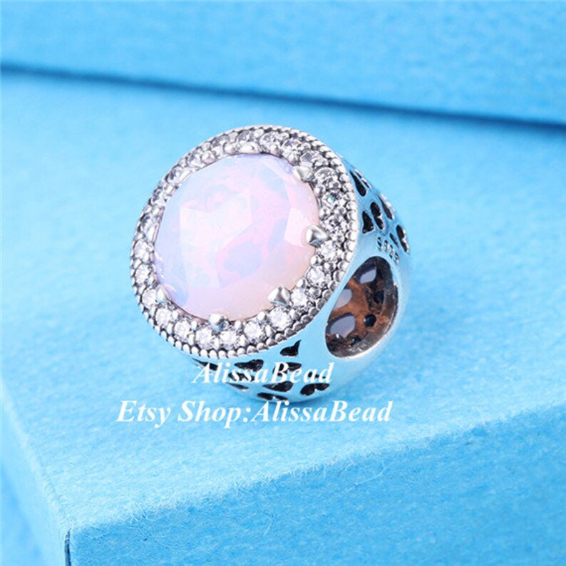2016 Fall Release Sterling Silver Abstract openwork Radiant Hearts with Pink Crystal /& Clear CZ Charm Bead Fits European DIY Bracelets