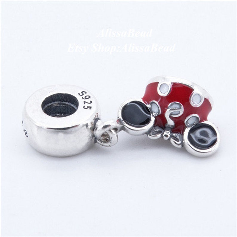 2017 Sping Release 925 sterling silver D Parks Minnie Ear Hat Dangle Charm Beads Fit European Jewelry DIY Bracelets Necklaces