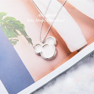 Disney Mickey Floating Locket 100% 925 