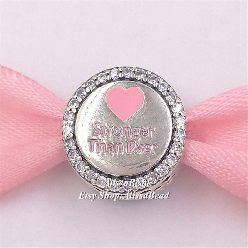 2020 Release Sterling Silver United Together Stronger Than Ever Charm With CZ /& Enamel Charm Beads Fits All European DIY Bracelet Necklaces