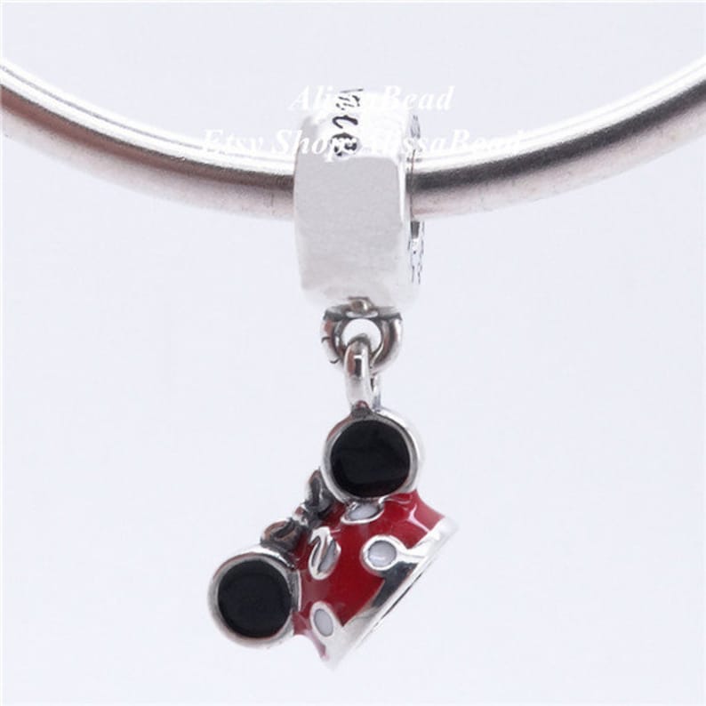 2017 Sping Release 925 sterling silver D Parks Minnie Ear Hat Dangle Charm Beads Fit European Jewelry DIY Bracelets Necklaces