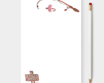 Gone Fishin' Notepad