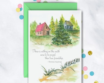 True Friendship Card | Birthday Card | Friendship Card | Everyday Card | Best Friend Birthday | Thinking Of You | Thank You Note Set