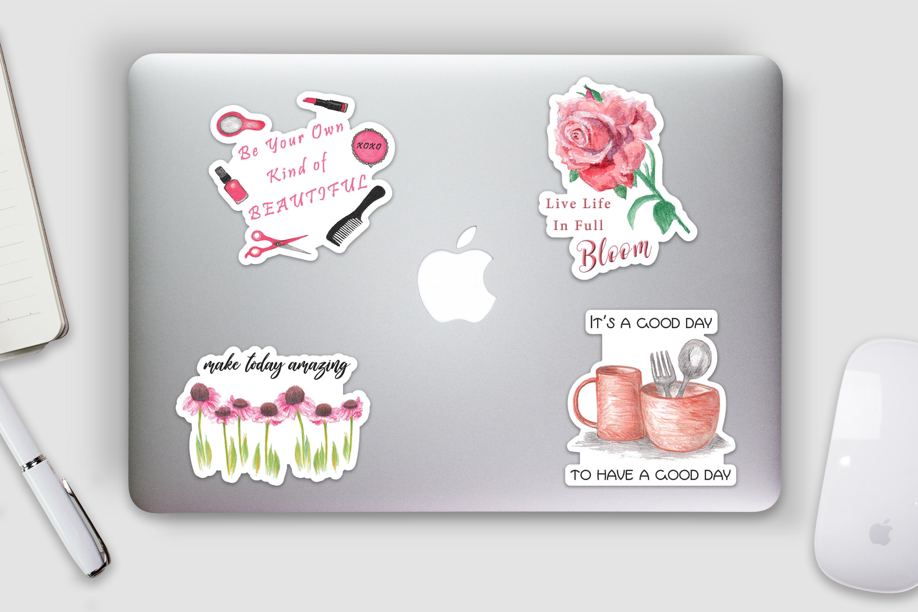 Live Life in Full Bloom Sticker | Laptop Sticker | Hydro Flask Water ...