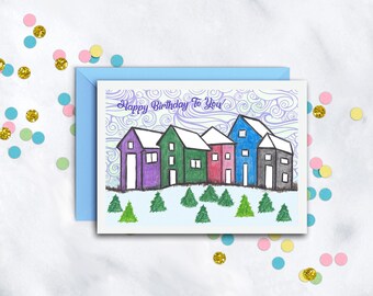 Happy Birthday To You Card | Scenery Card | For Someone Special | Blank Card With Envelope