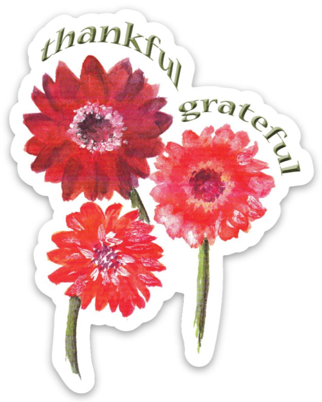 Thanksful Sticker Thankful Grateful Sticker | Laptop Sticker | Hydro Flask Water Bottle ...