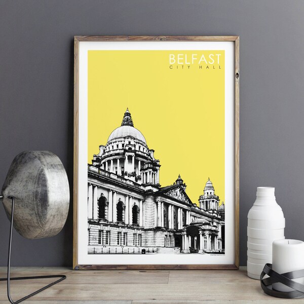 Belfast Poster Etsy UK