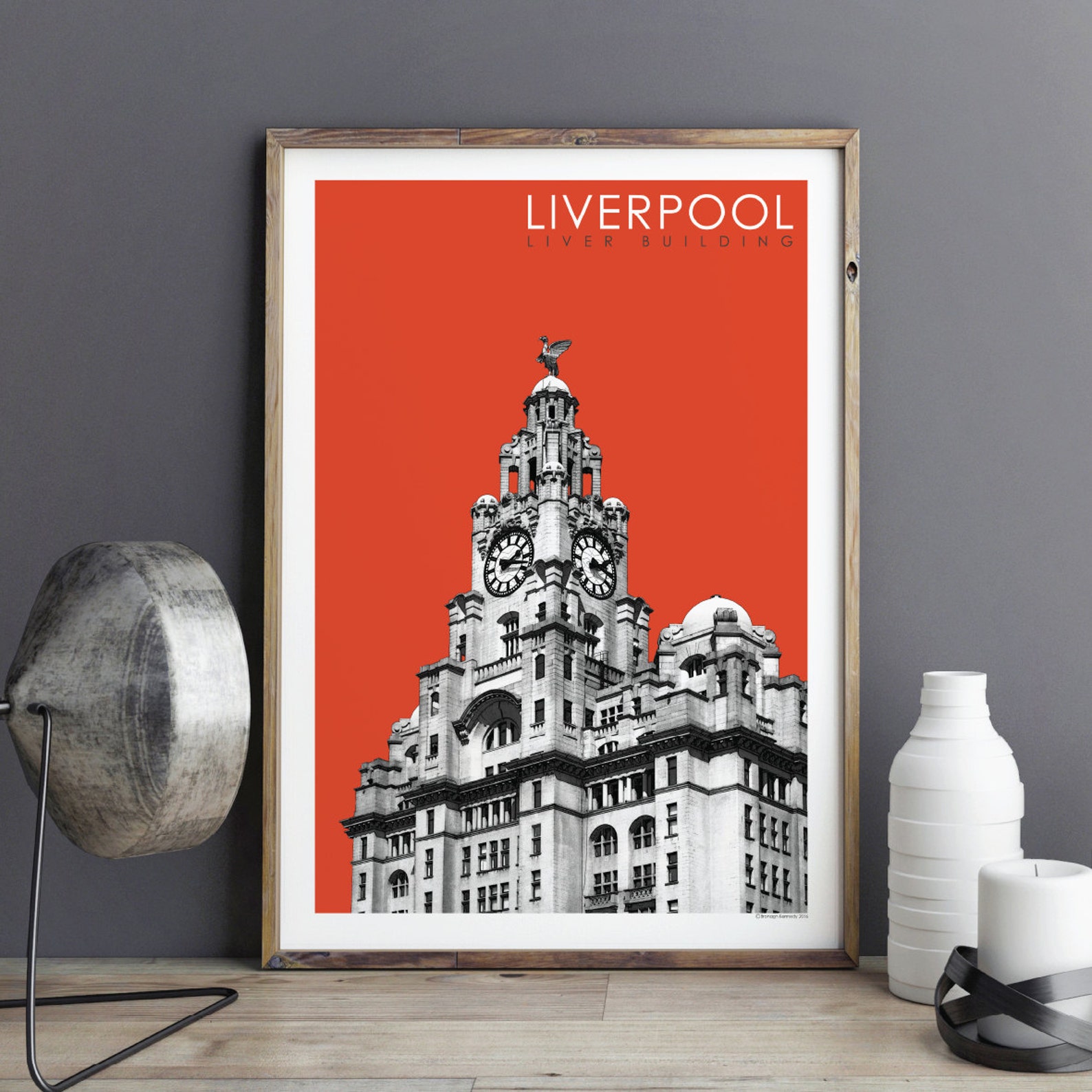 LIVERPOOL Wall Art Print City Prints Travel Poster Liver Etsy UK