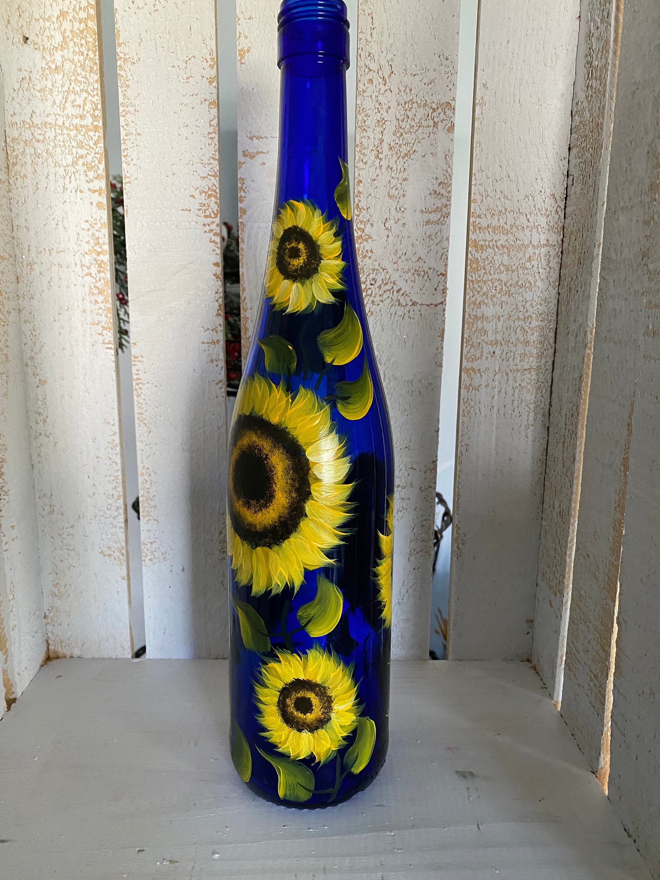 Balvi Ölspender 'Sunflower' Mit Sonnenblume Im Inneren - Aus Borosilikatglas, Tropfsicher, Elegantes Design