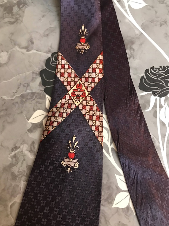 1950年代のヴィンテージシルクネクタイ - Etsy 日本