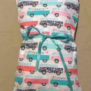 Large Microwavable Corn Heating Pad (~10x15) Summer Hippie Van
