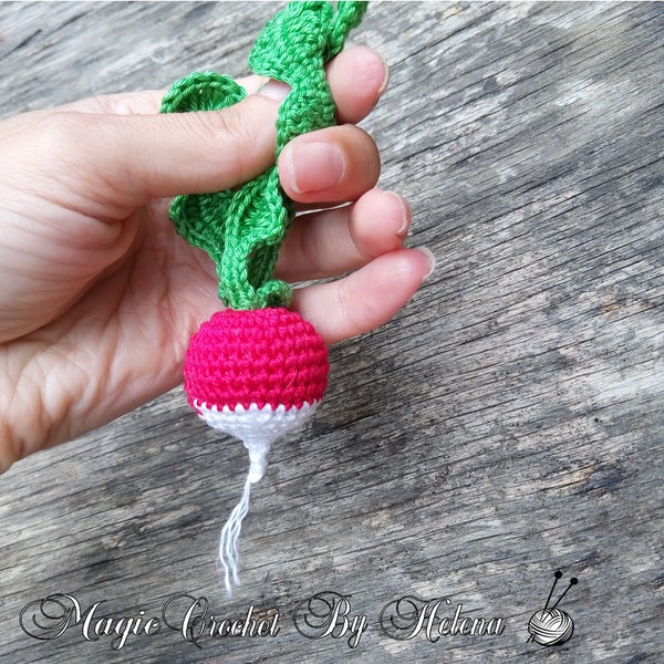 Crochet Radish Etsy