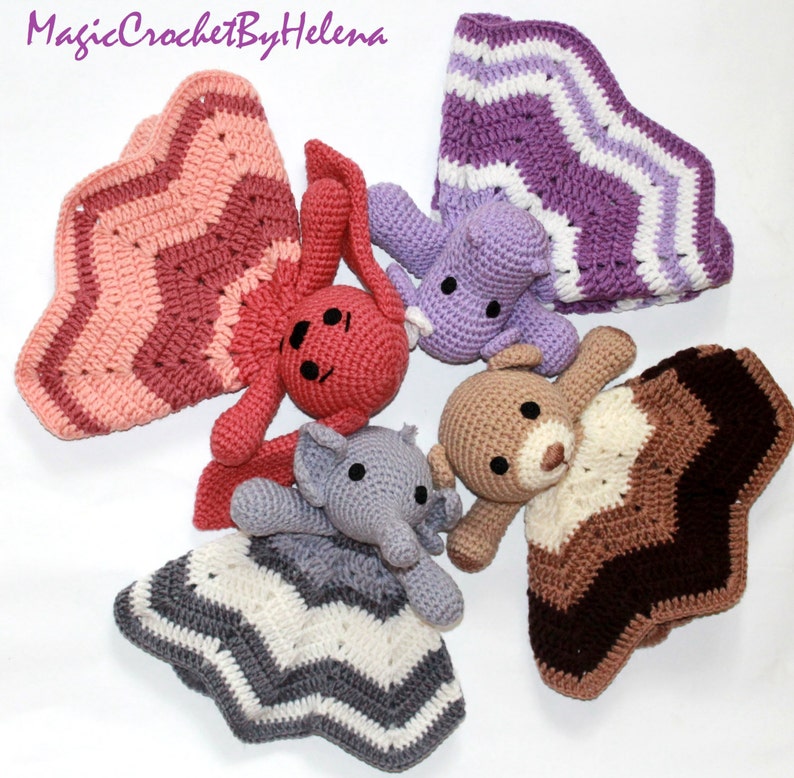 Hippo Crochet Security Blanket Crochet Security Blanket Etsy
