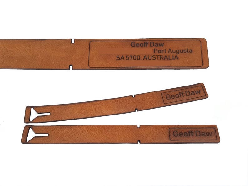 2 Luggage Tags Personalized/ Plus 1 FREE Mini Identifier Tag/ Etsy