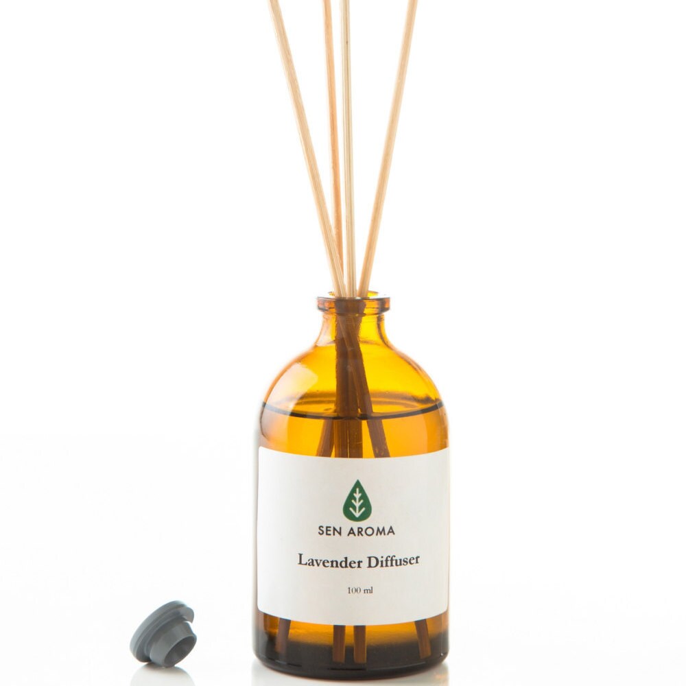 Lavender Reed Diffuser made from natural essential oil in Etsy