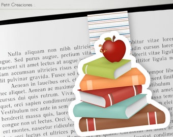 SEGNALIBRO LIBRI SCUOLA magnetico, segnalibro magnetico, accessori per libri, regalo ideale per insegnanti, studenti e amanti dei libri.