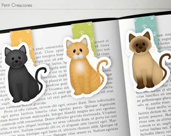 SEGNALIBRO MAGNETICO GATTO, grazioso accessorio per libri, regalo ideale per gli amanti dei libri e dei gatti!