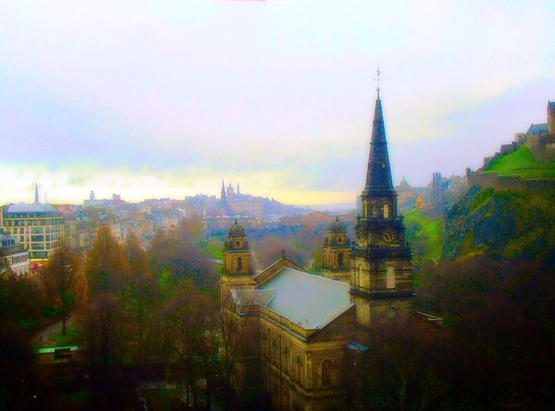 Edinburgh Photo Edinburgh Print Church Print Fine Art Etsy