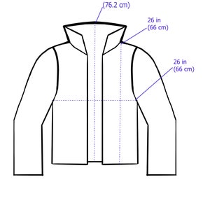 Fleece Hawks Jacket | Etsy