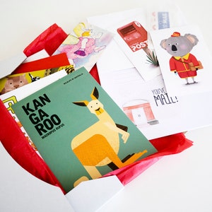 AUSTRALIAN SNAIL MAIL Starter Kit, Letter Writing Set, Pen Pal Stationery, Postcrossing Australia, Australiana Stationery, Snail Mail Pack