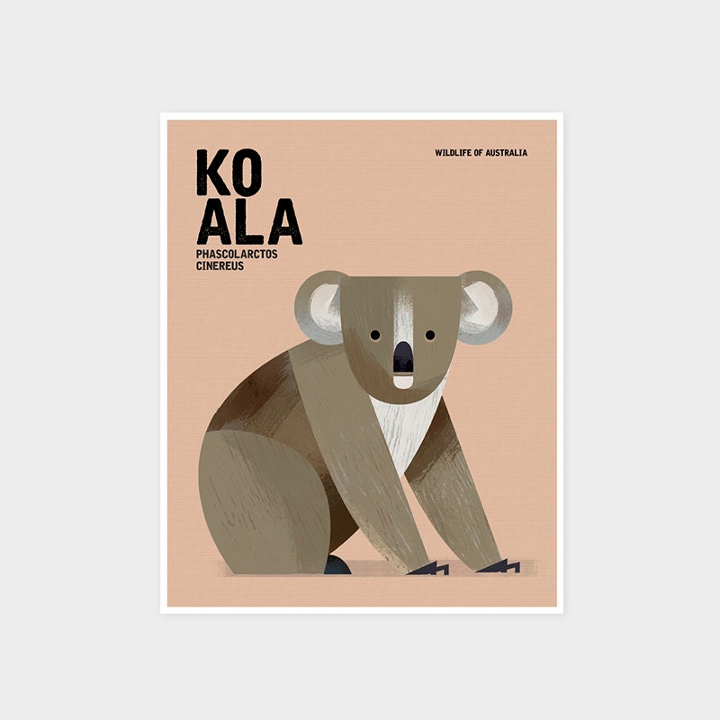 Aussie Rules Koala Nursery D\u00e9cor Doggies. Koala Western Bull Dog Nursery Prints Wall Art Prints AFL Footy Western Bulldogs