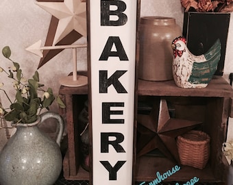 STENCIL, Bakery Vertical Stencil, 5"x24", reusable stencil, NOT A SIGN