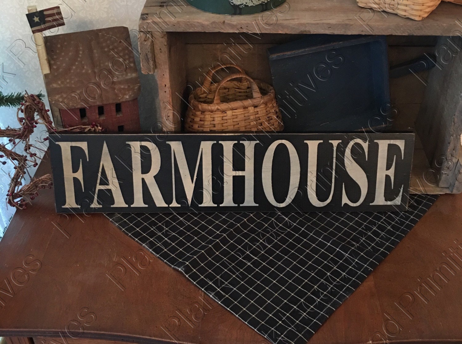 STENCIL, Farmhouse Stencil, 24"x5.5", reusable stencil, NOT…