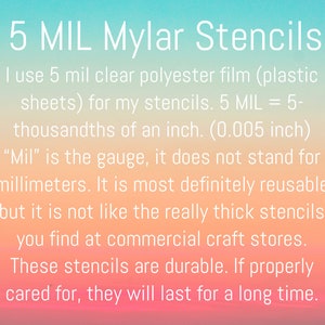 STENCIL SET - Coffee Set of 4 Stencils, Reusable stencils, These are NOT signs! image 6