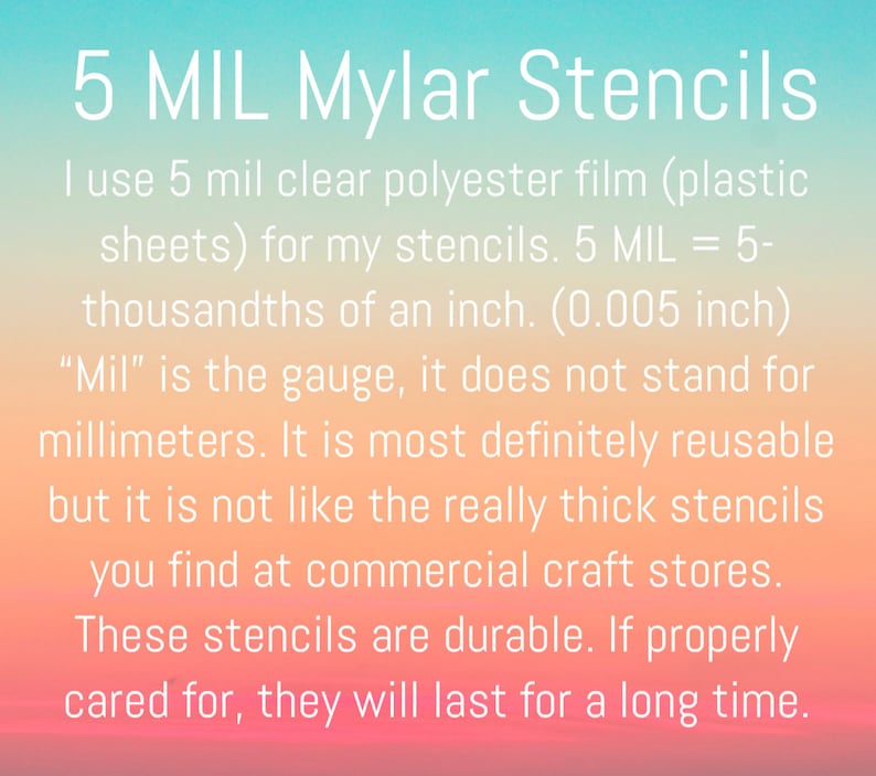 STENCIL SET - Coffee Set of 4 Stencils, Reusable stencils, These are NOT signs! image 6