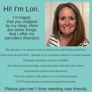 a woman with a blue background and a quote about her