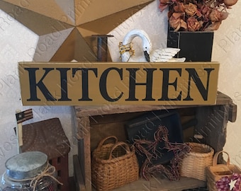 Kitchen Stencil, 24"x5.5", Reusable Stencil, NOT A SIGN