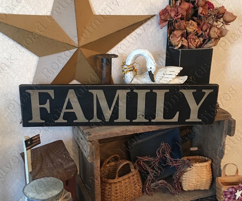 Family Stencil 24x5.5 Reusable Stencil NOT A | Etsy