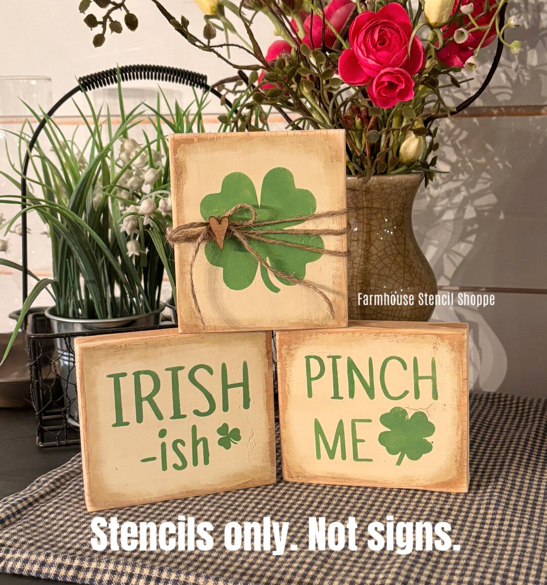 DIGITAL FILE: St. Patrick's Day Leprechauns Welcome Shamrock SVG, Laser