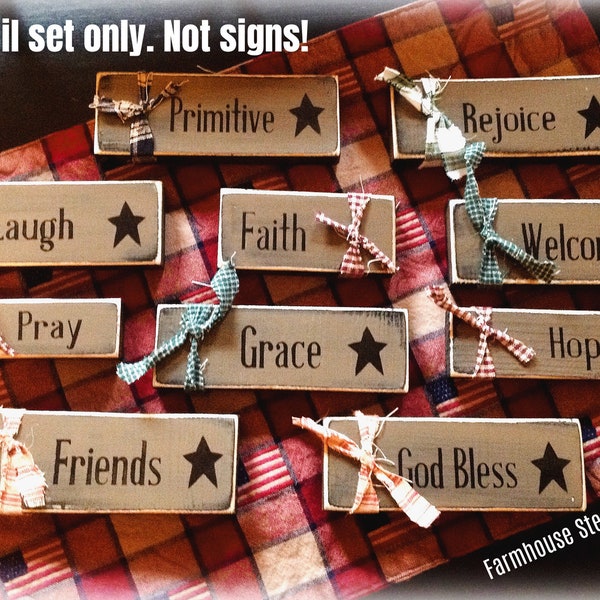 Word Stencils - Etsy