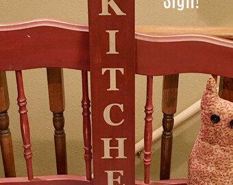 STENCIL, Vertical Kitchen, 3.5" x 24", Reusable Stencil, NOT A SIGN