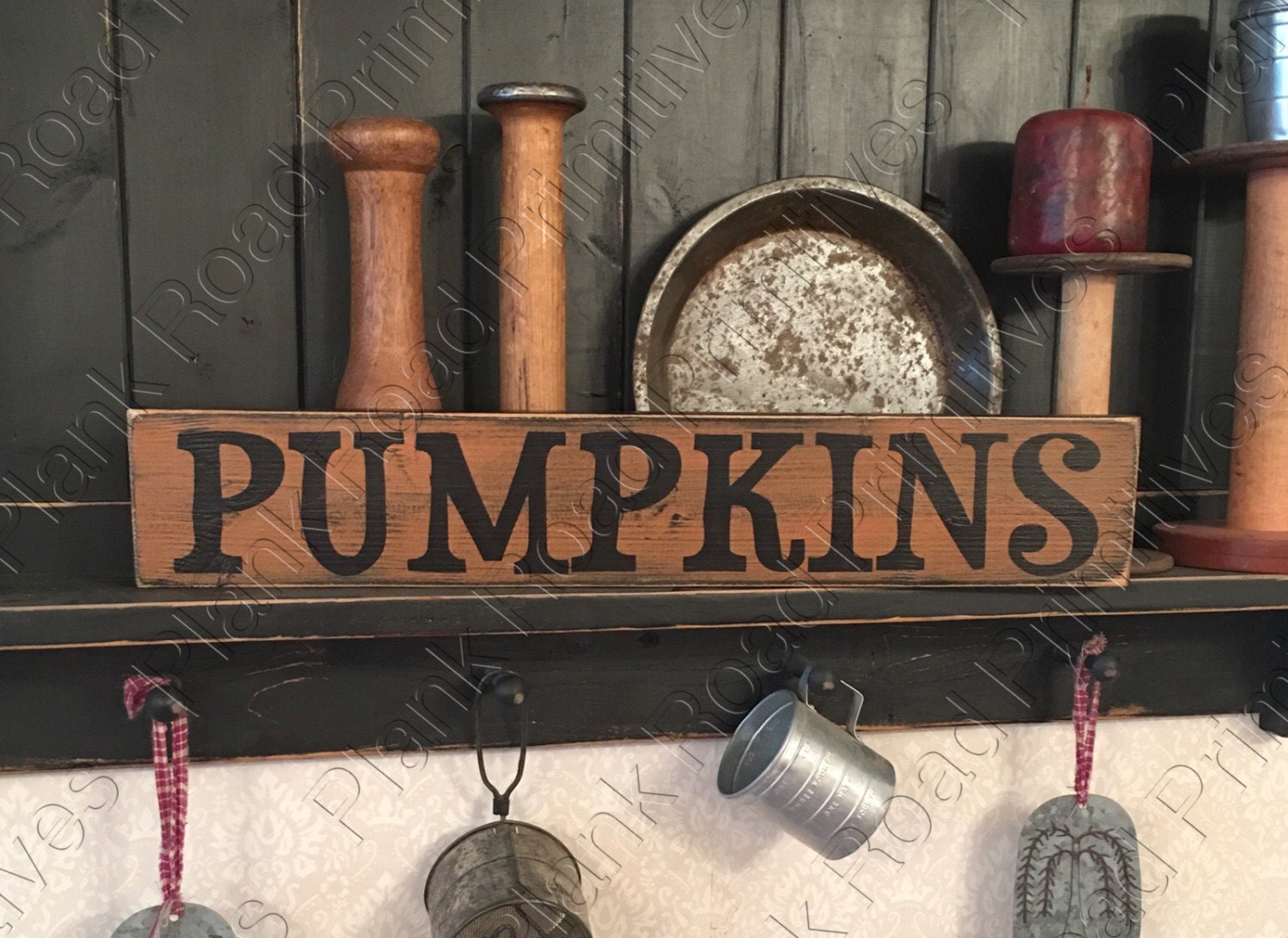 STENCIL, Pumpkins, 20"x3.5", reusable stencils, NOT A SIGN