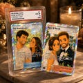 Custom Anniversary Card, Personalized Couple Cards, Photo Anime Wedding Cards, Gift for Him\/Her