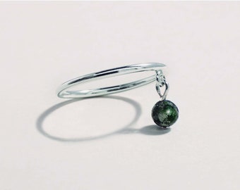 Gemstone Ring - Silver Gem Ring - Gold Stone Ring - Golden Dainty Ring - Minimalistic Ring - Pink Opal Ring - Turquoise Ring - Agate Ring