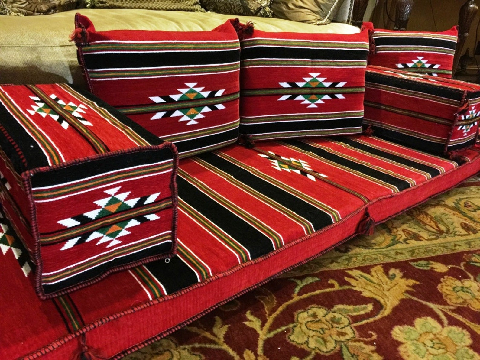3m. Arabic Traditional Jalsa Filled Seating Set جلسة عربية Etsy
