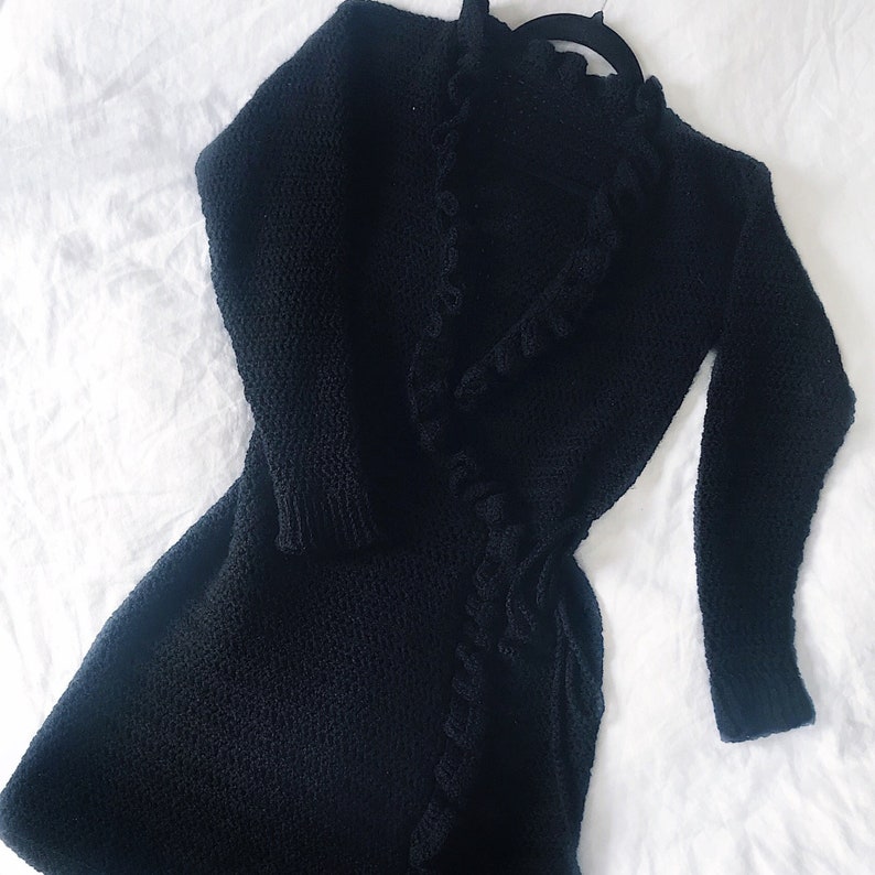 PDF File Crochet Wrap Dress Pattern