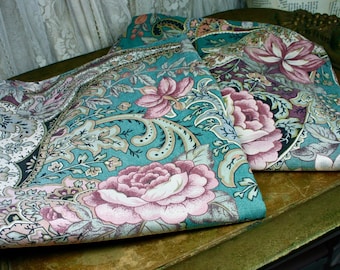 Vintage Shabby Chic Pillow Covers, Large Floral Vintage Pillow Covers