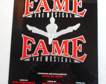 Fame the Musical roadway  Songbook