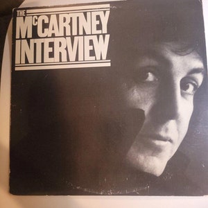 PAUL  McCARTNEY the McCARTNEY  INTERVIEW --Record album LP
