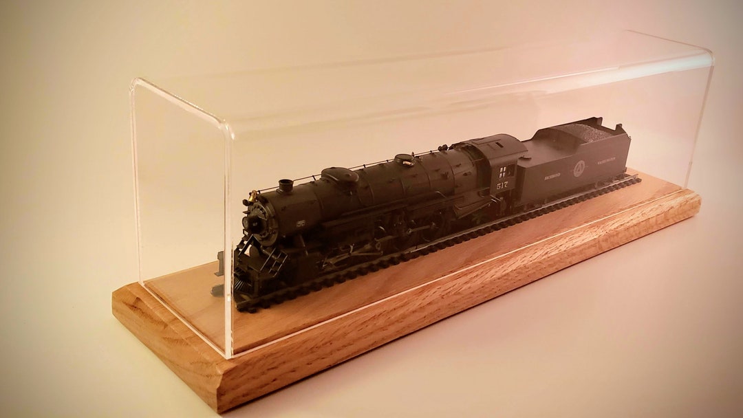 O Scale Train Display Case (For Custom Widths) - Showcase Express